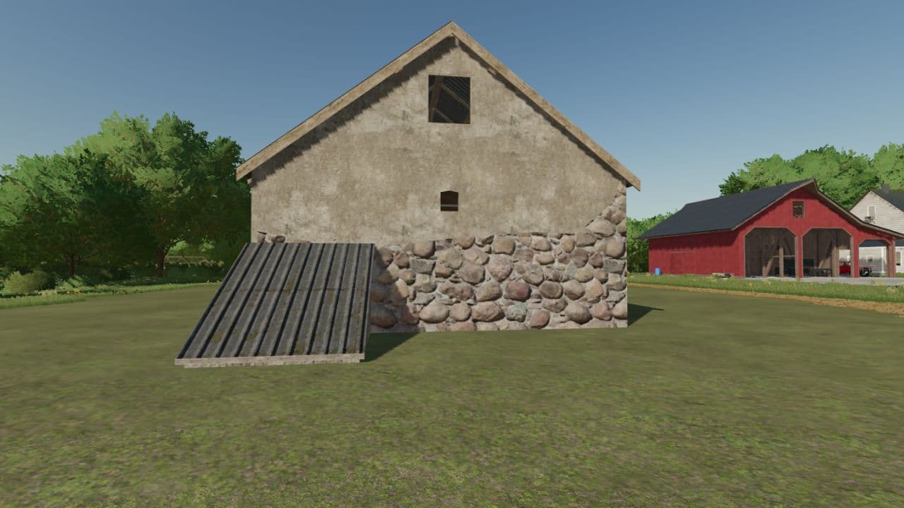 Polish stone barn