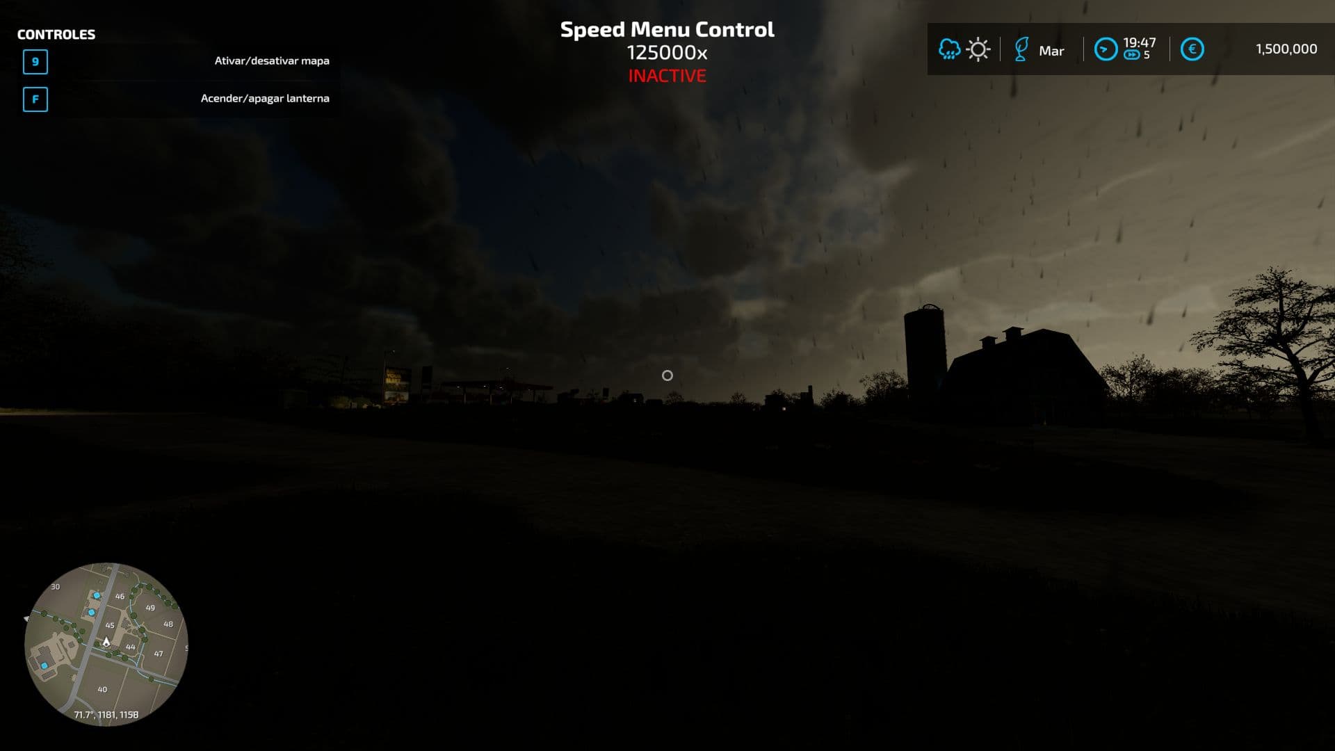 Time Speed - Control Menu
