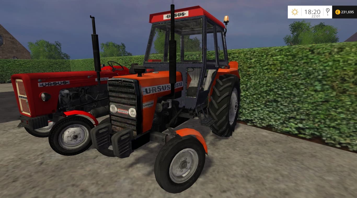 URSUS 3512 2WD NEW CABIN KOJA FL RED POLAND STRONG
