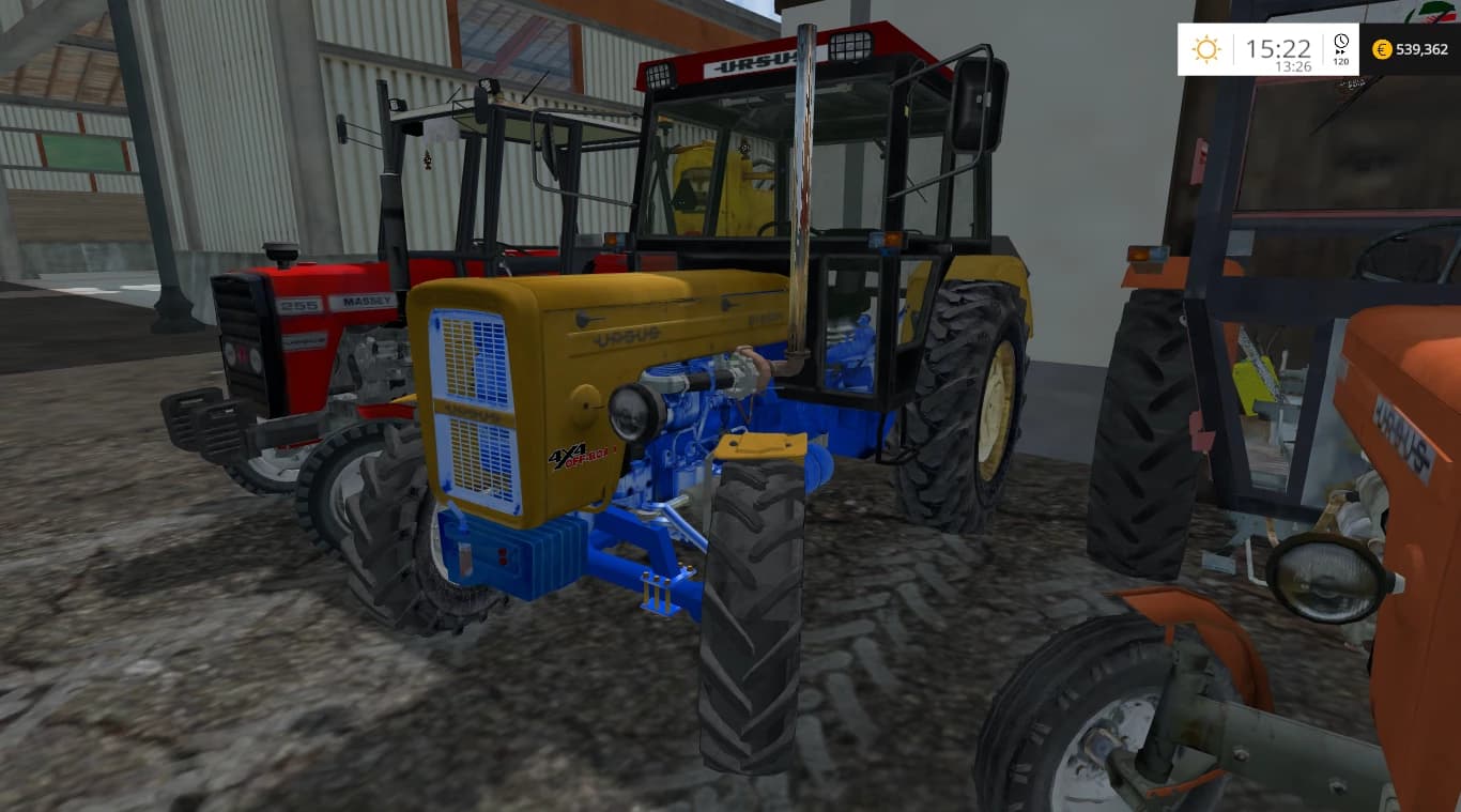 URSUS C 355M 4WD TUNING OLD NAGLAK GOLD FL EXTRA HIT