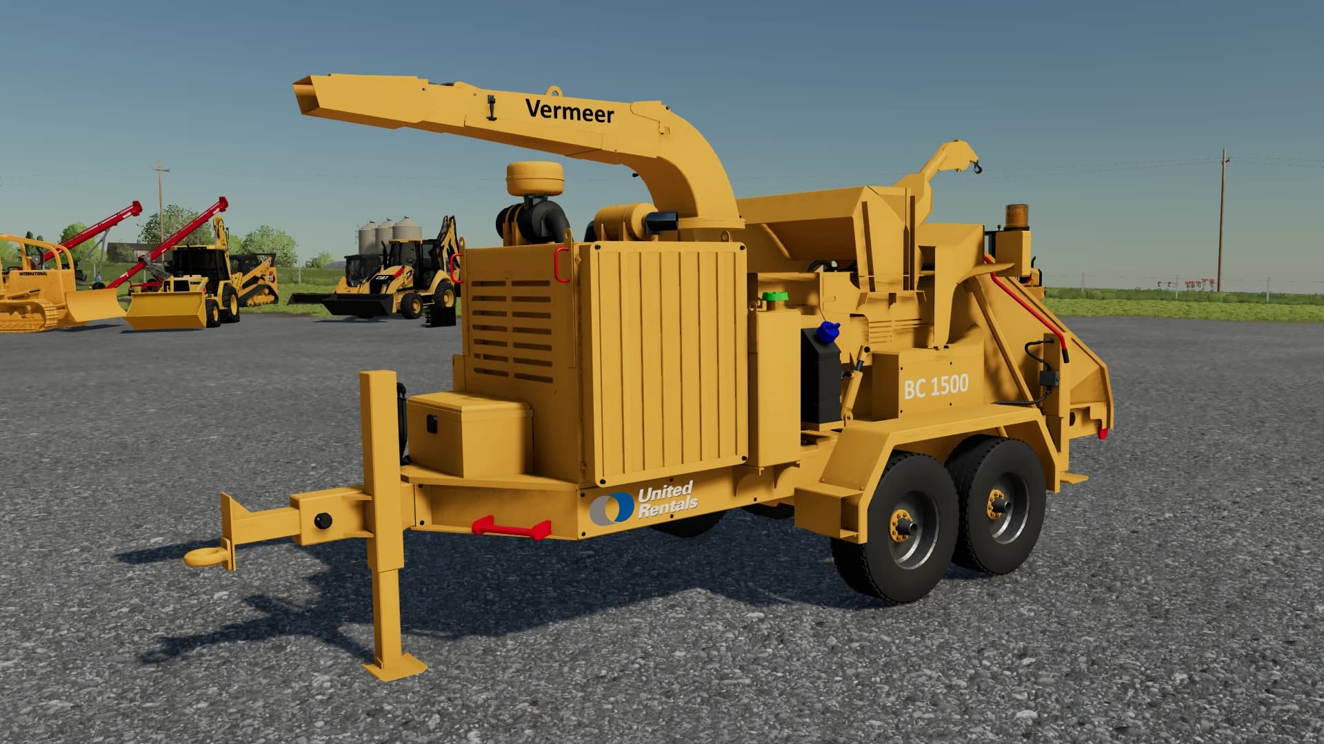 United Rental Vermeer BC 1500 Chipper