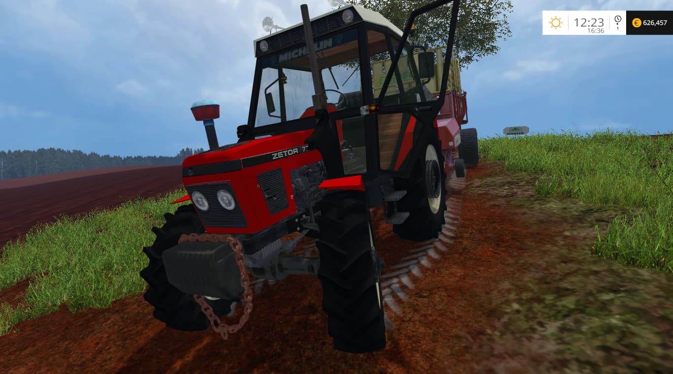 ZETOR 7745 4WD FL OLD RED EXTRA HIT STRONG
