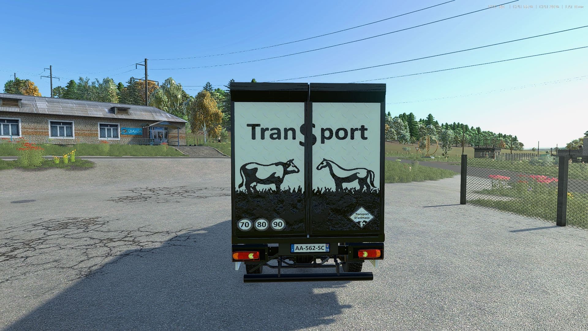 2018 Renault Master Cattle Transport Trailer