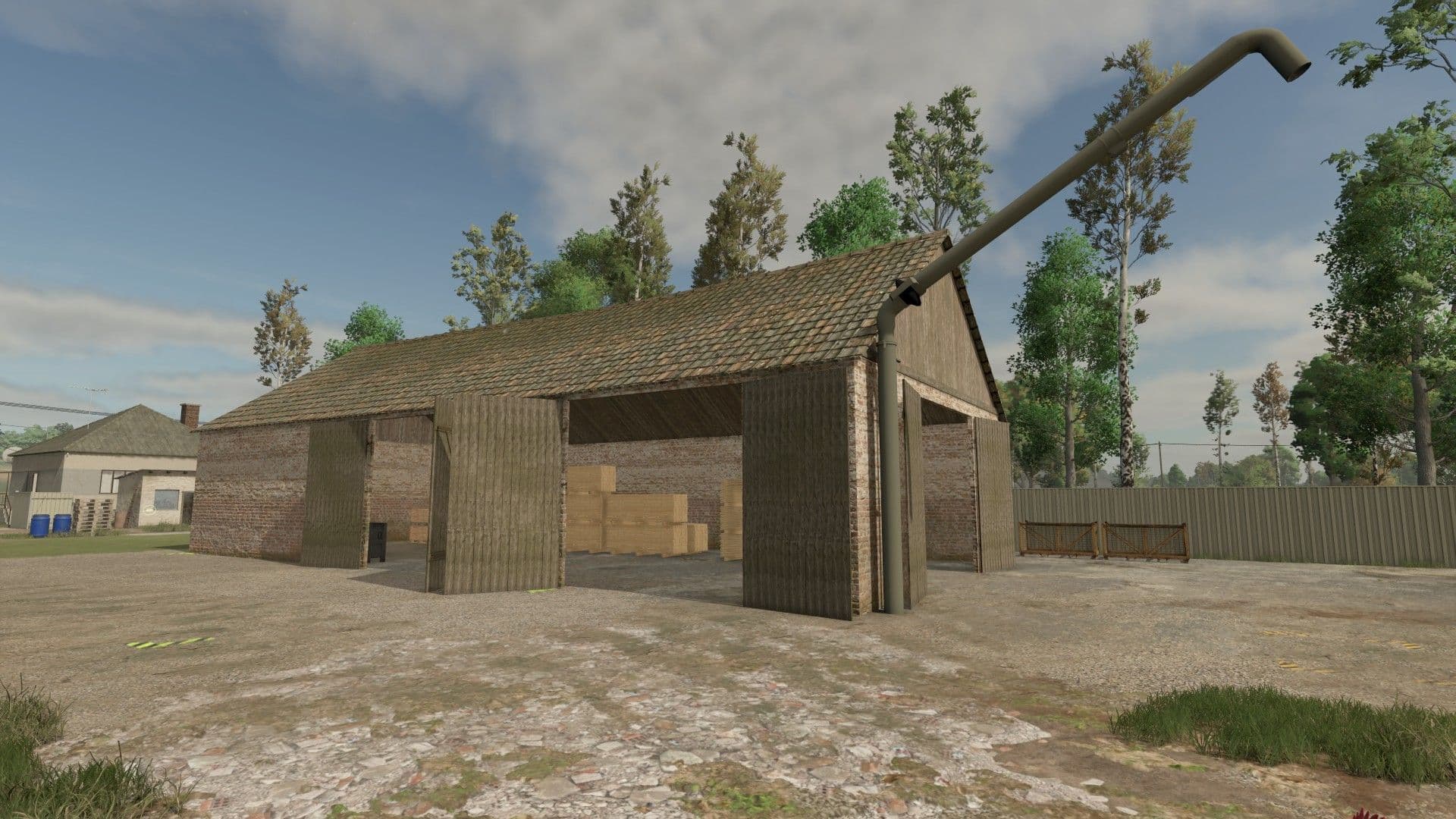 Old Barn with Sawmill