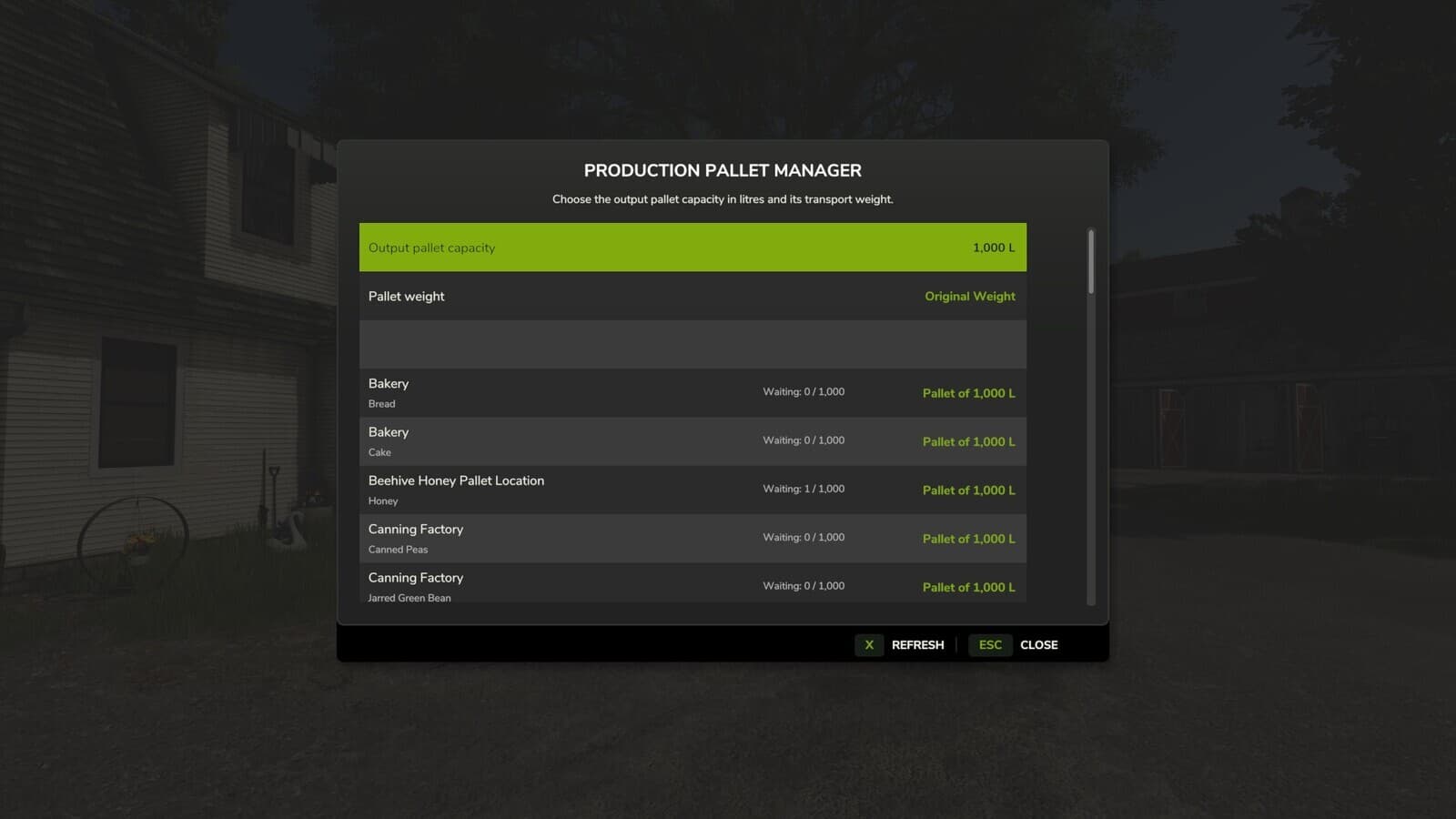 Production Pallet Manager