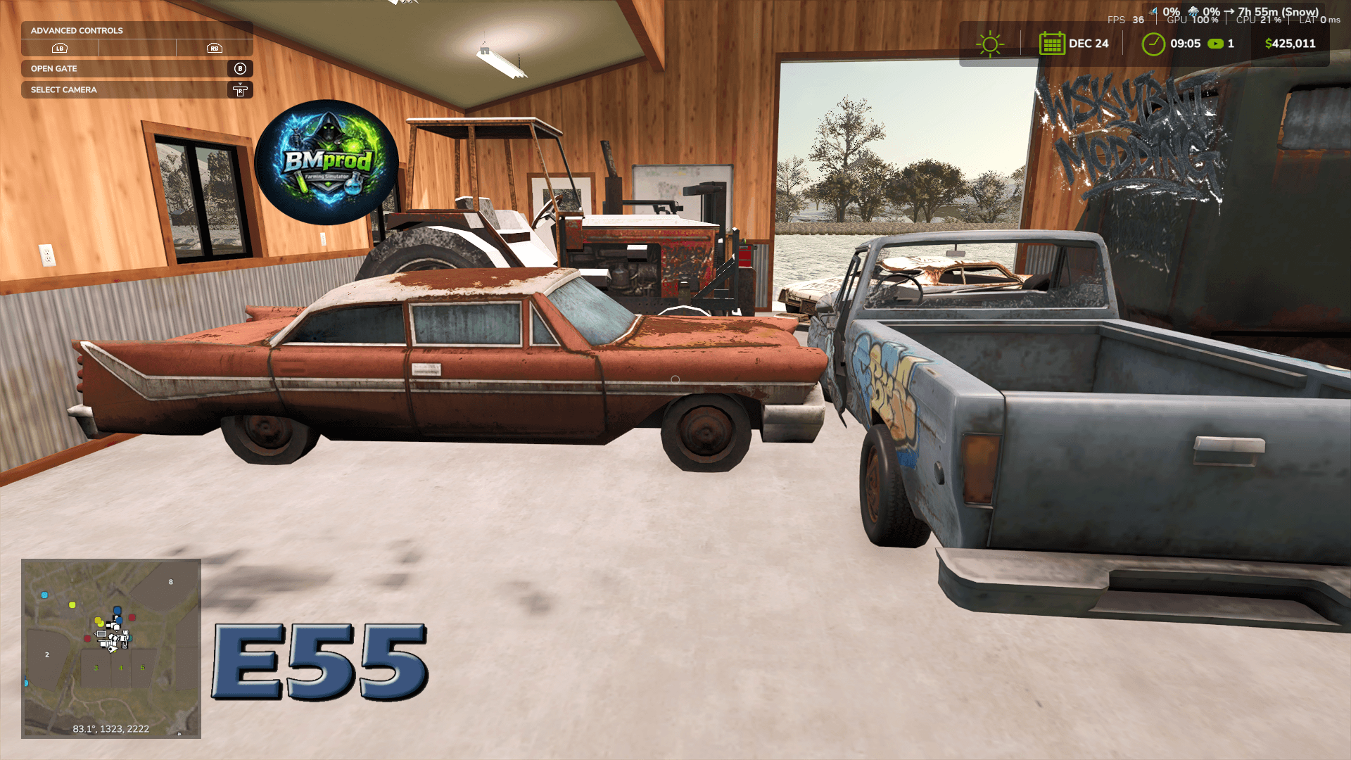 American scrap vehicles