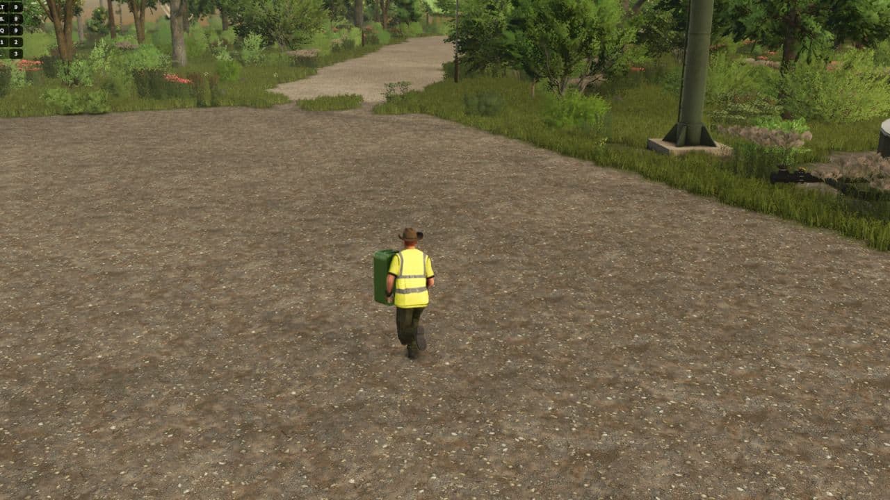 Block any object you pick up with your hand