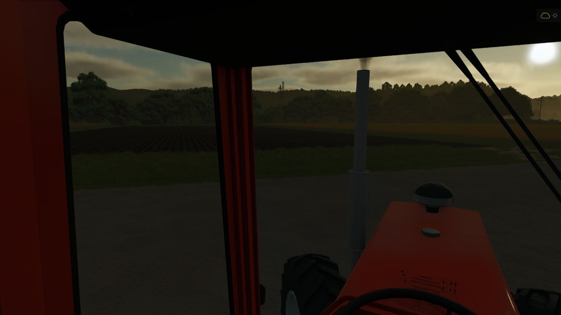 Dynamic interior camera when turning