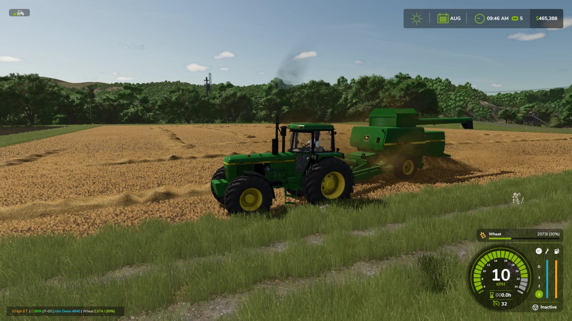 John Deere 7721 Pull Combine
