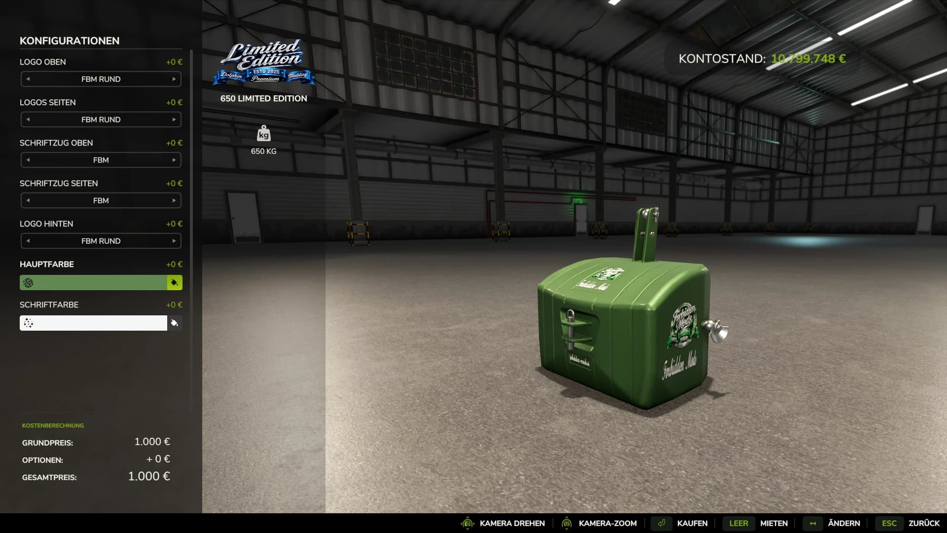Limited Edition Weight Pack