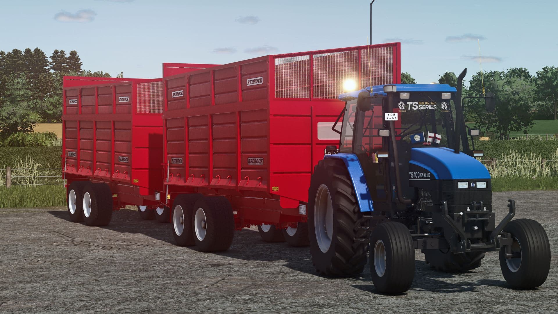 New Holland Decal Pack for windows (Prefab)