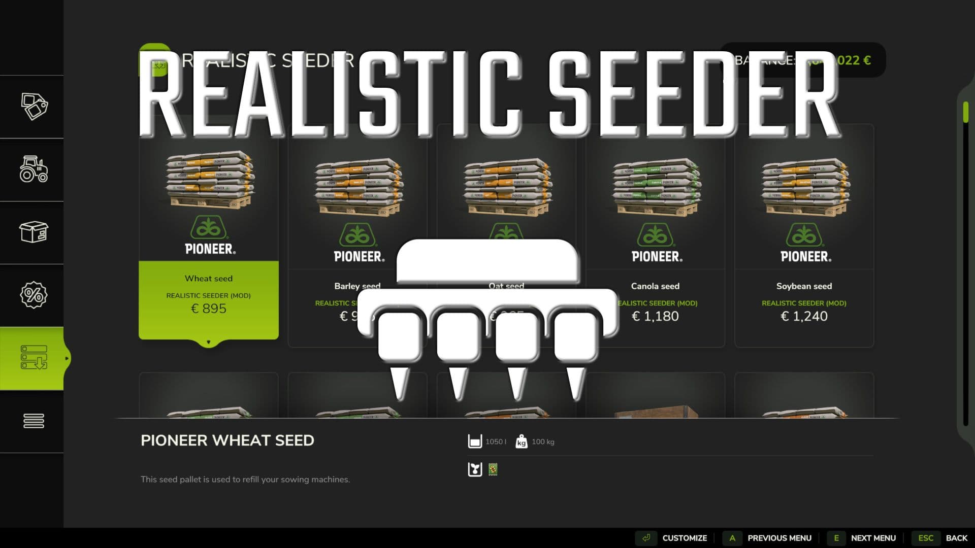 Realistic Seeder