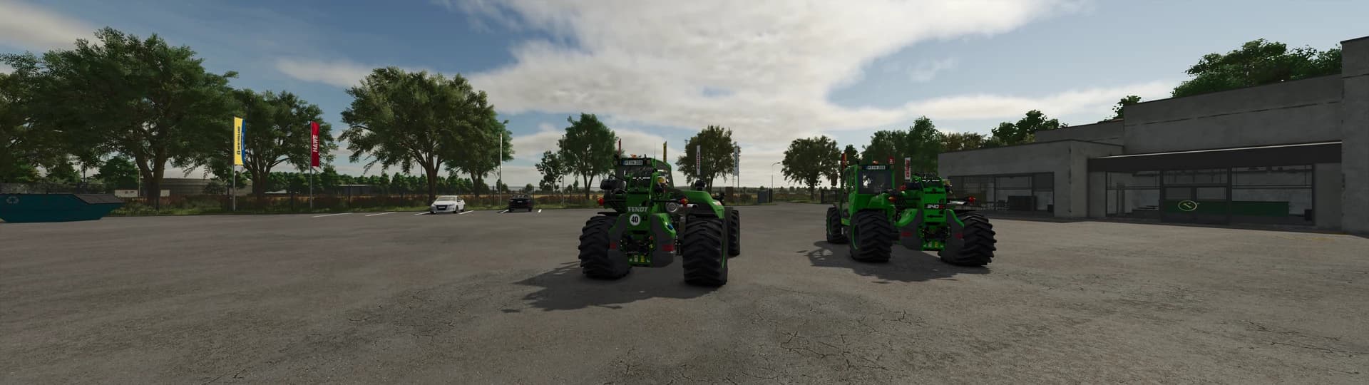 Sennebogen G340 and Fendt Cargo T740
