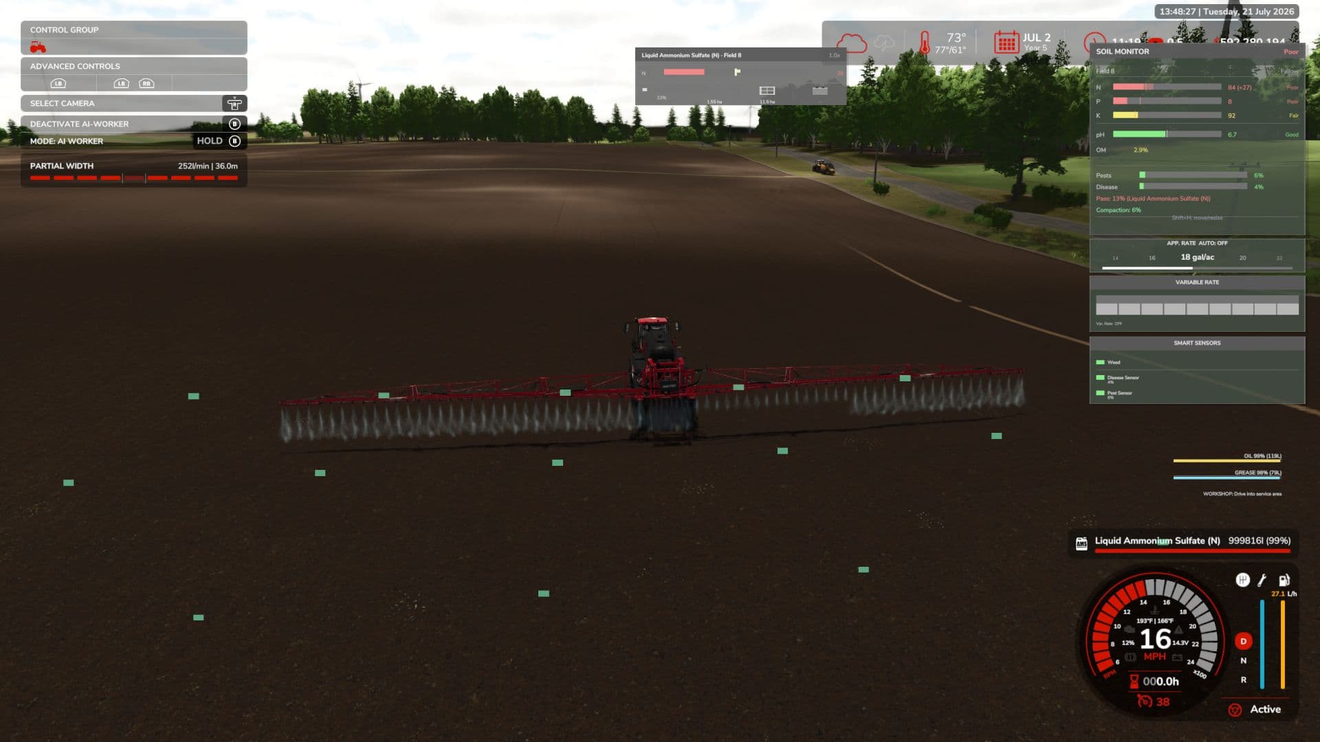 Soil Fertilizer AI Repeat Pass