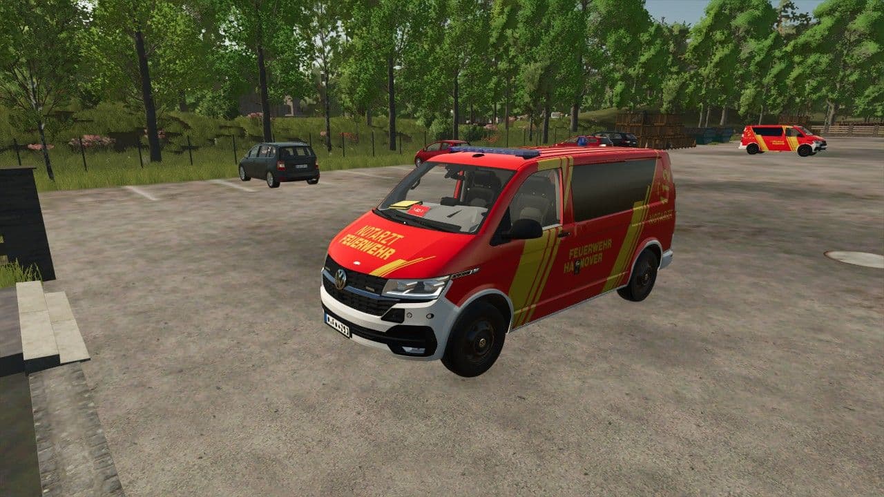 Volkswagen T6 Hanover Fire Department NEF and ELW 1