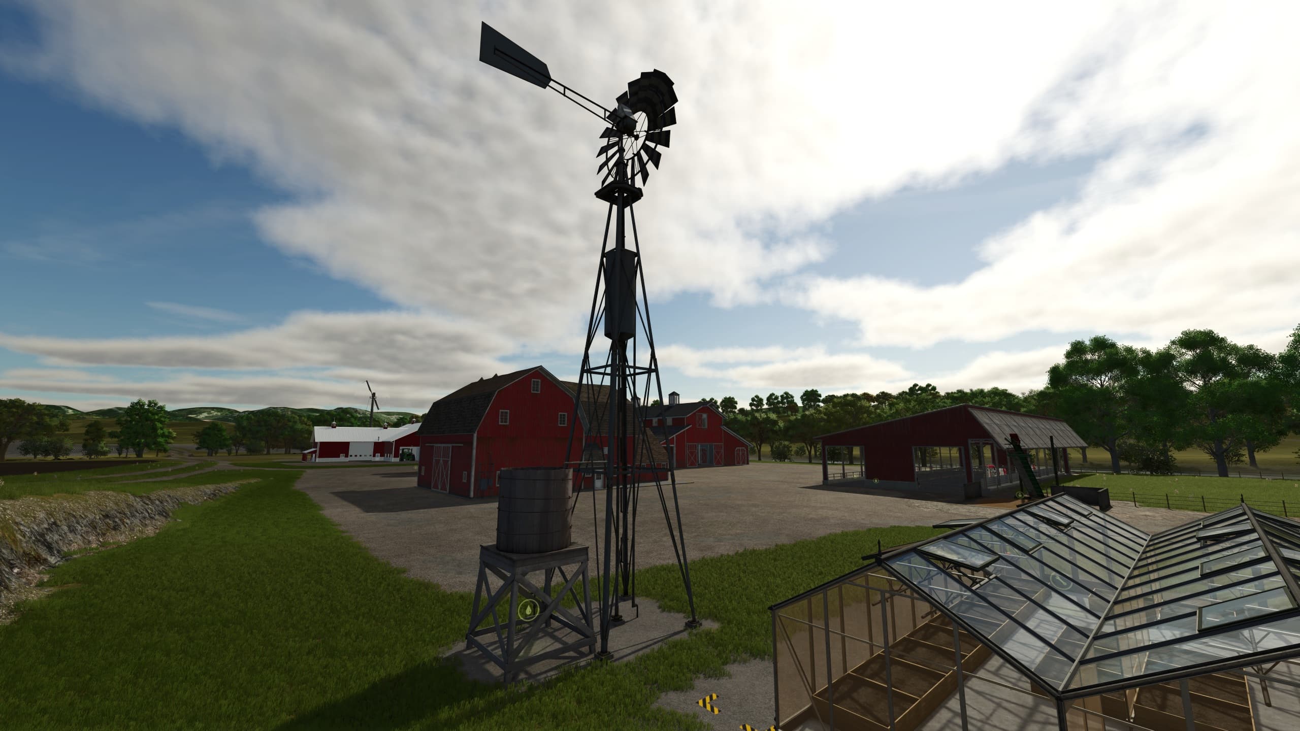 Water Distributing Windmill