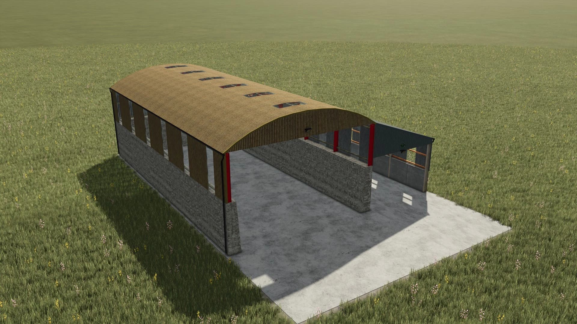 12m X 24.5m Dutch Barn Shed Pack
