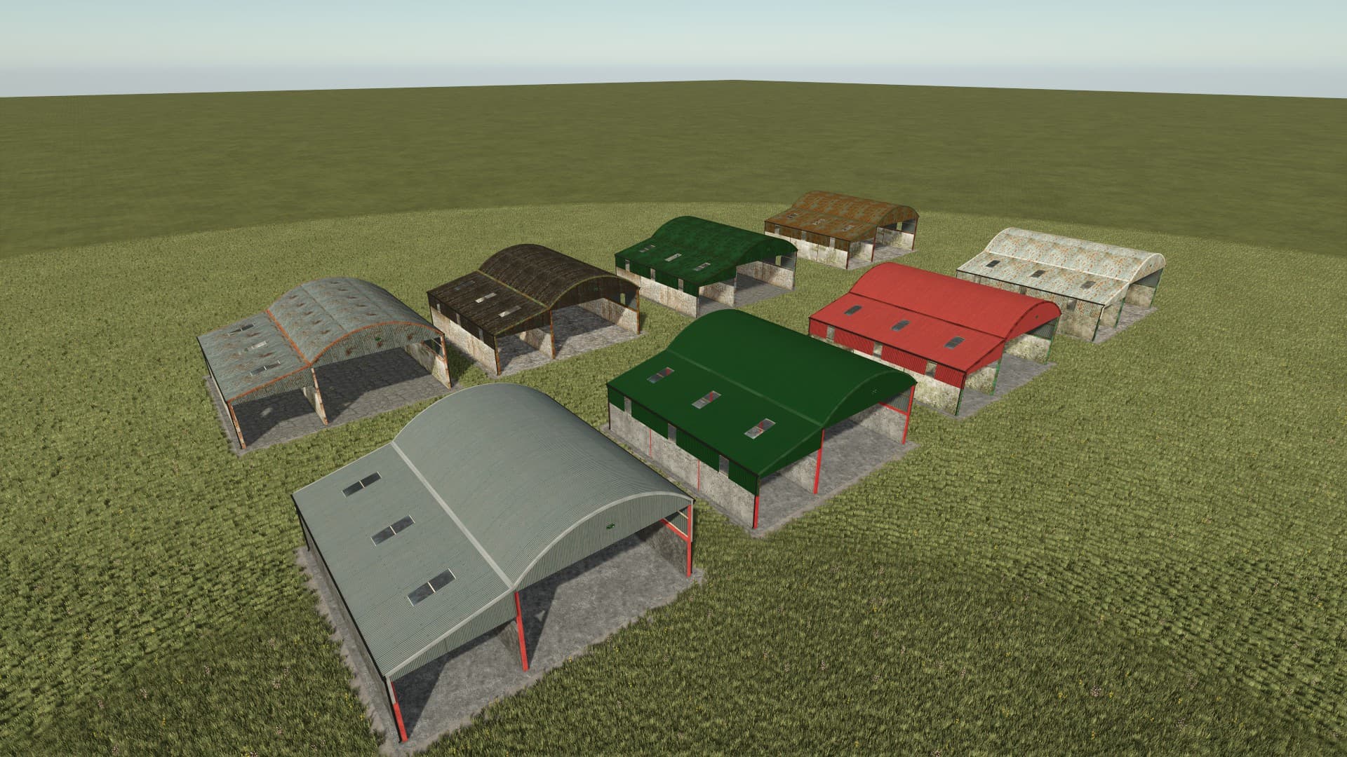 18m X 18m Dutch Barn Shed Pack