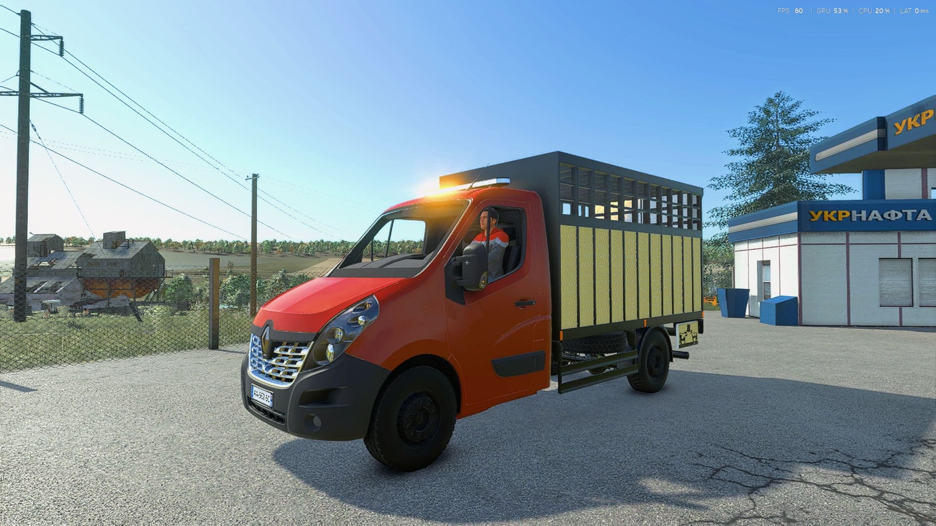 2018 Renault Master Cattle Transport Trailer