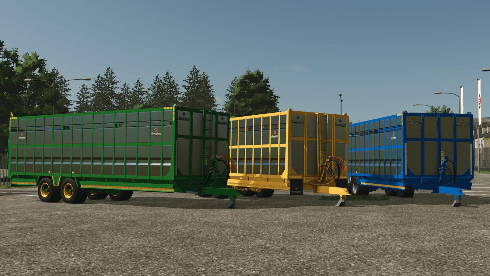 Broughan 28 Ft Animal Trailer
