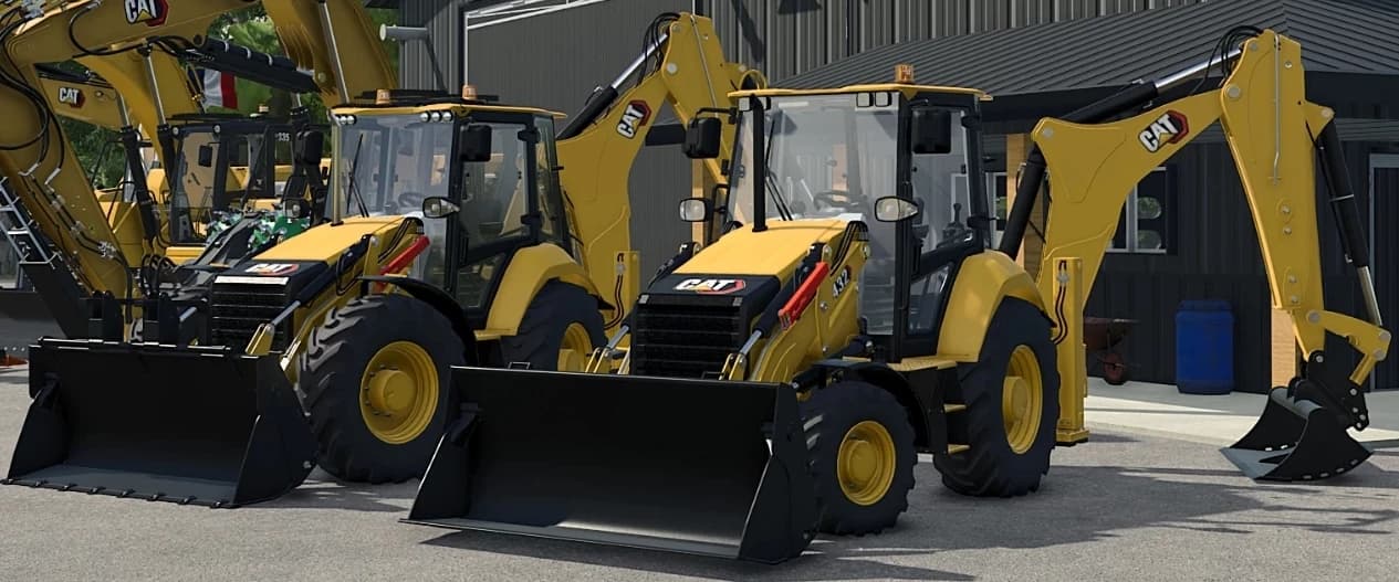 Cat backhoe Pack