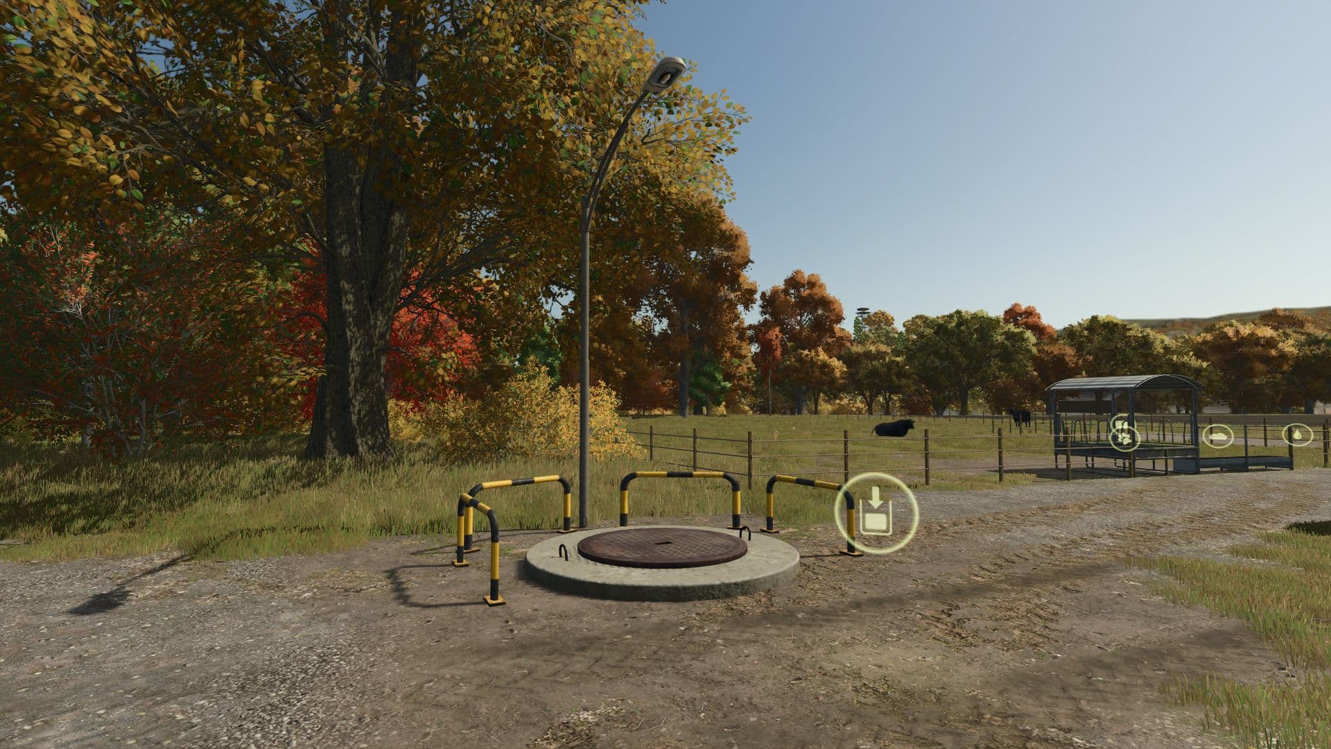 DF courtyard water station M2 (underground well shaft)