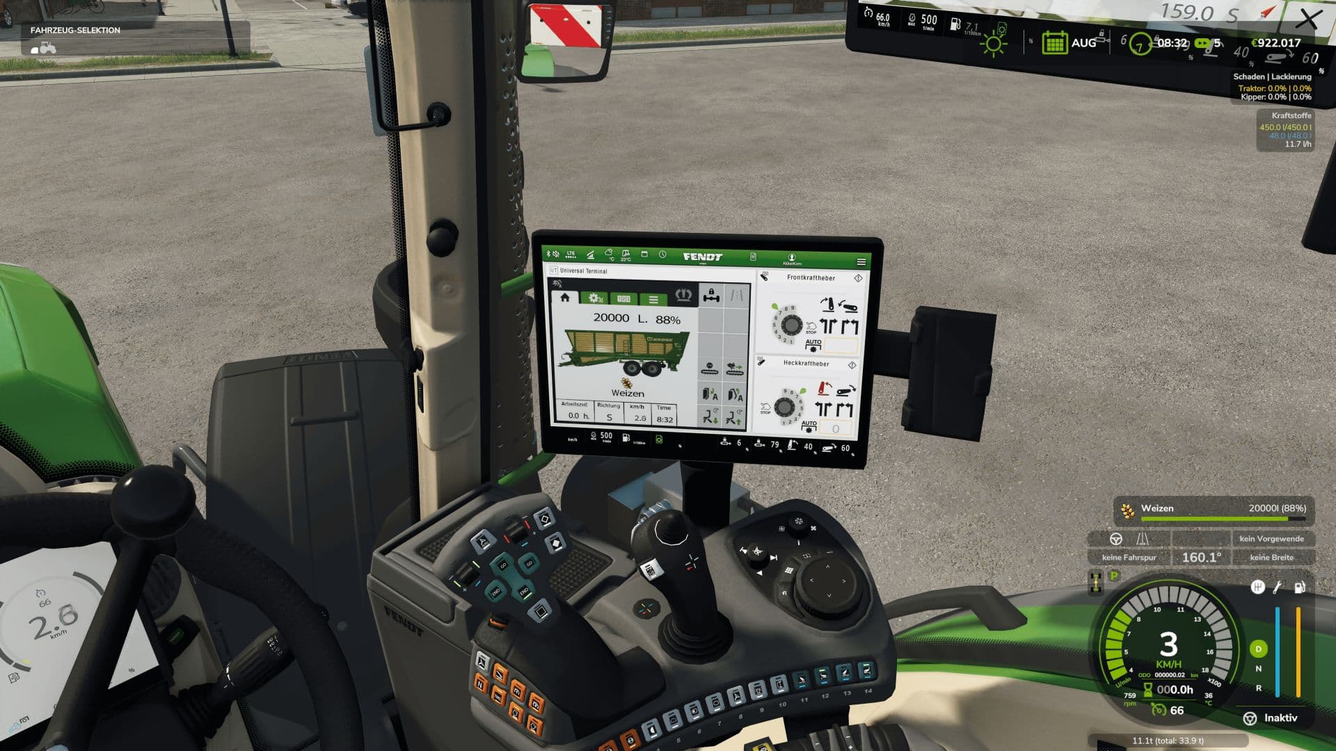 Fendt ONE Dashboard (Prefab)