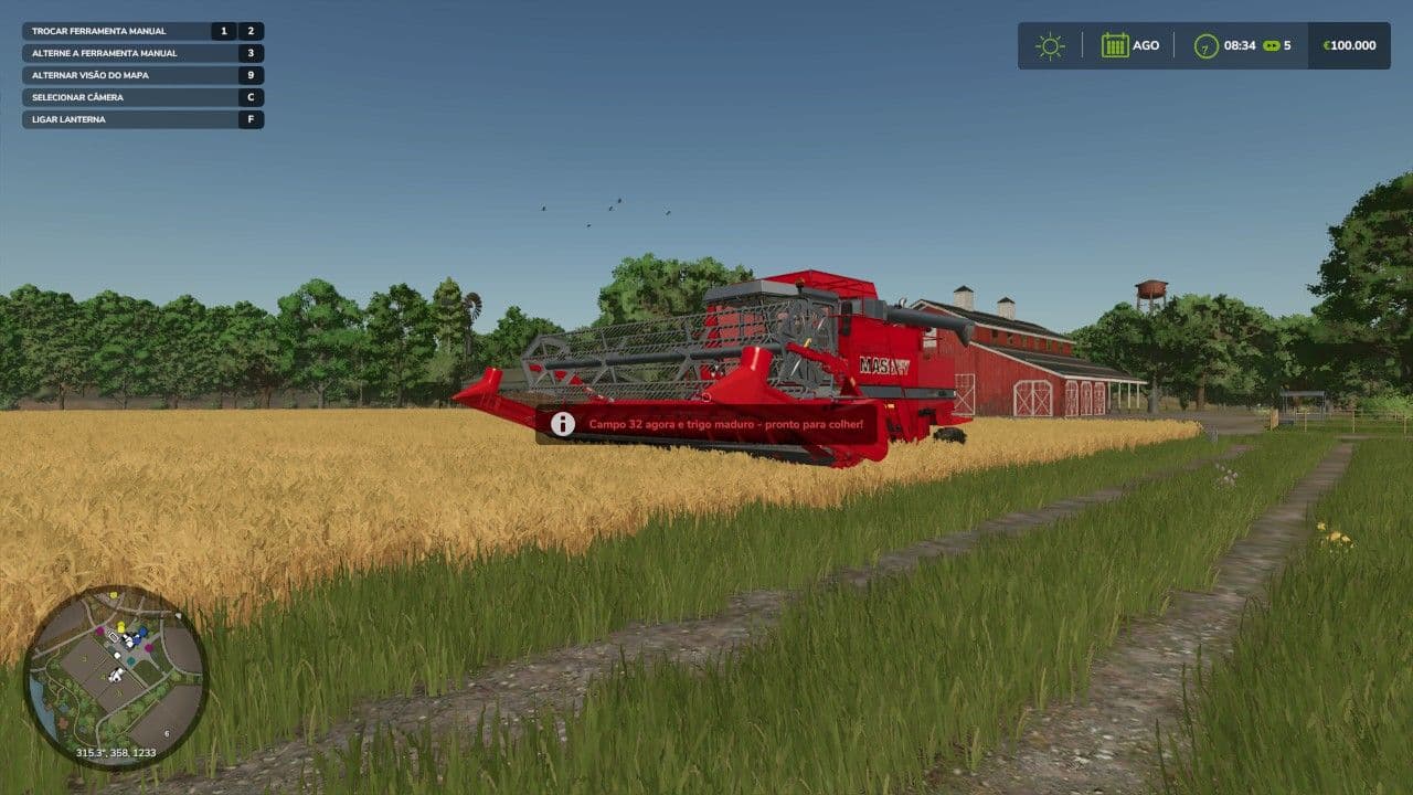 Field Wizard - Field Ready to Harvest in 1 s