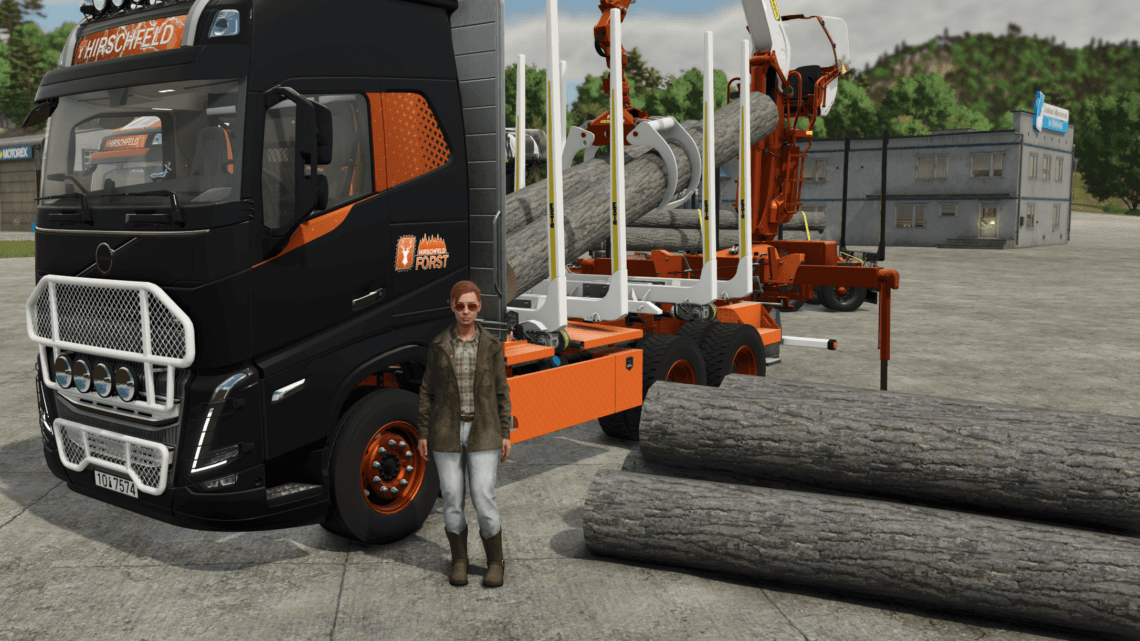 Hirschfeld FH16 with Trailer