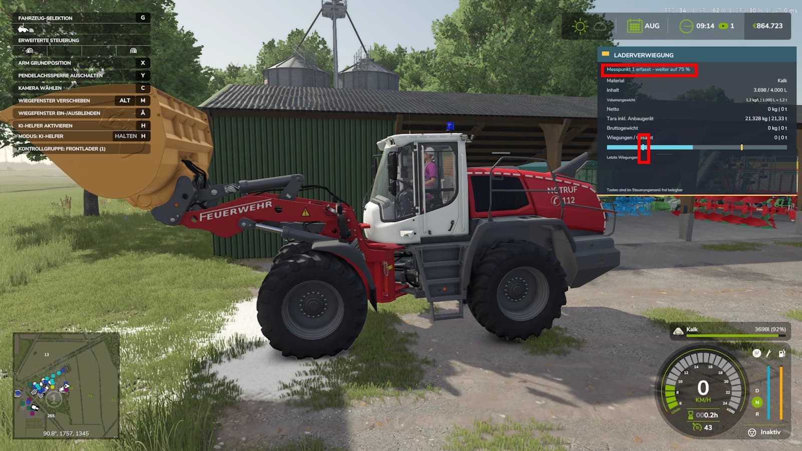 Loader and Truck Scale Weighing