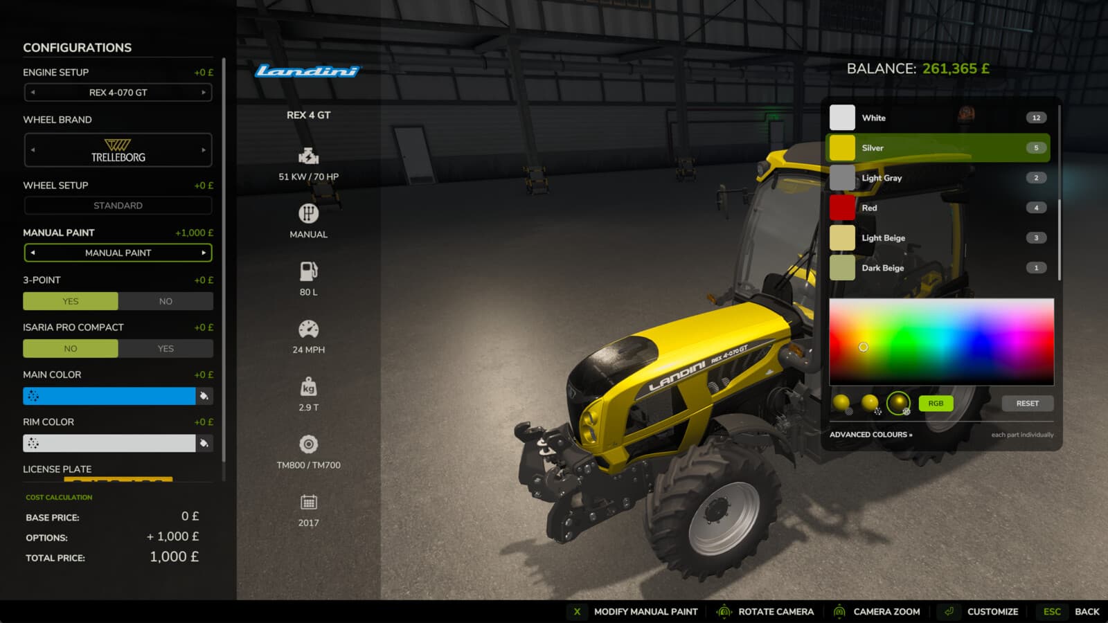 Manual Paint - Per-Material Vehicle Colours