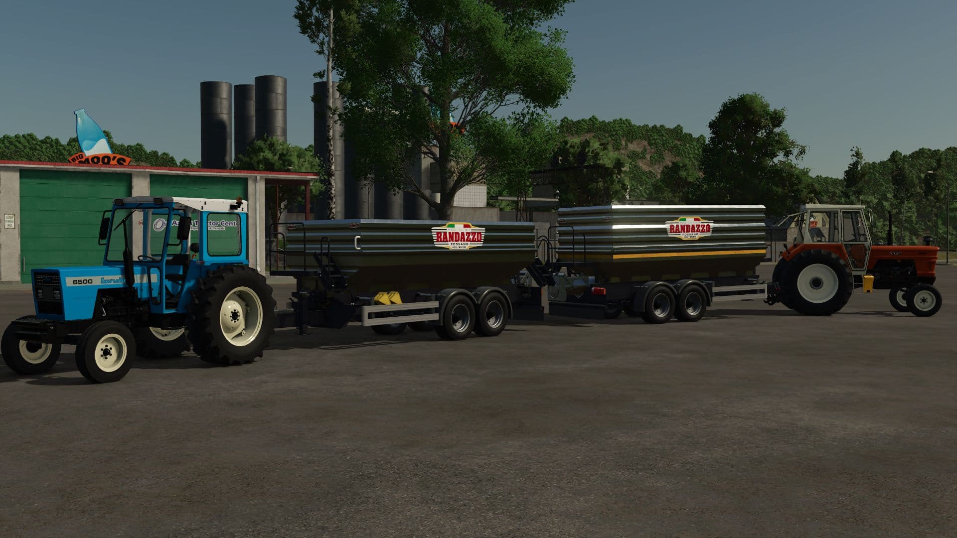 Randazzo 2-axle grape trailer