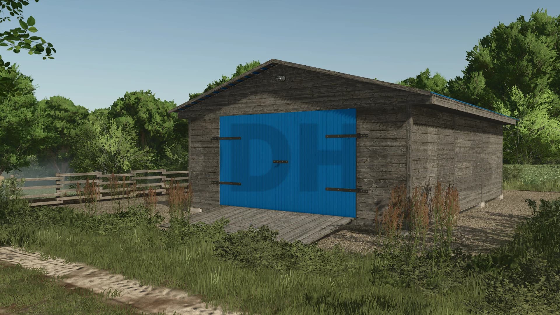 Rustic garage