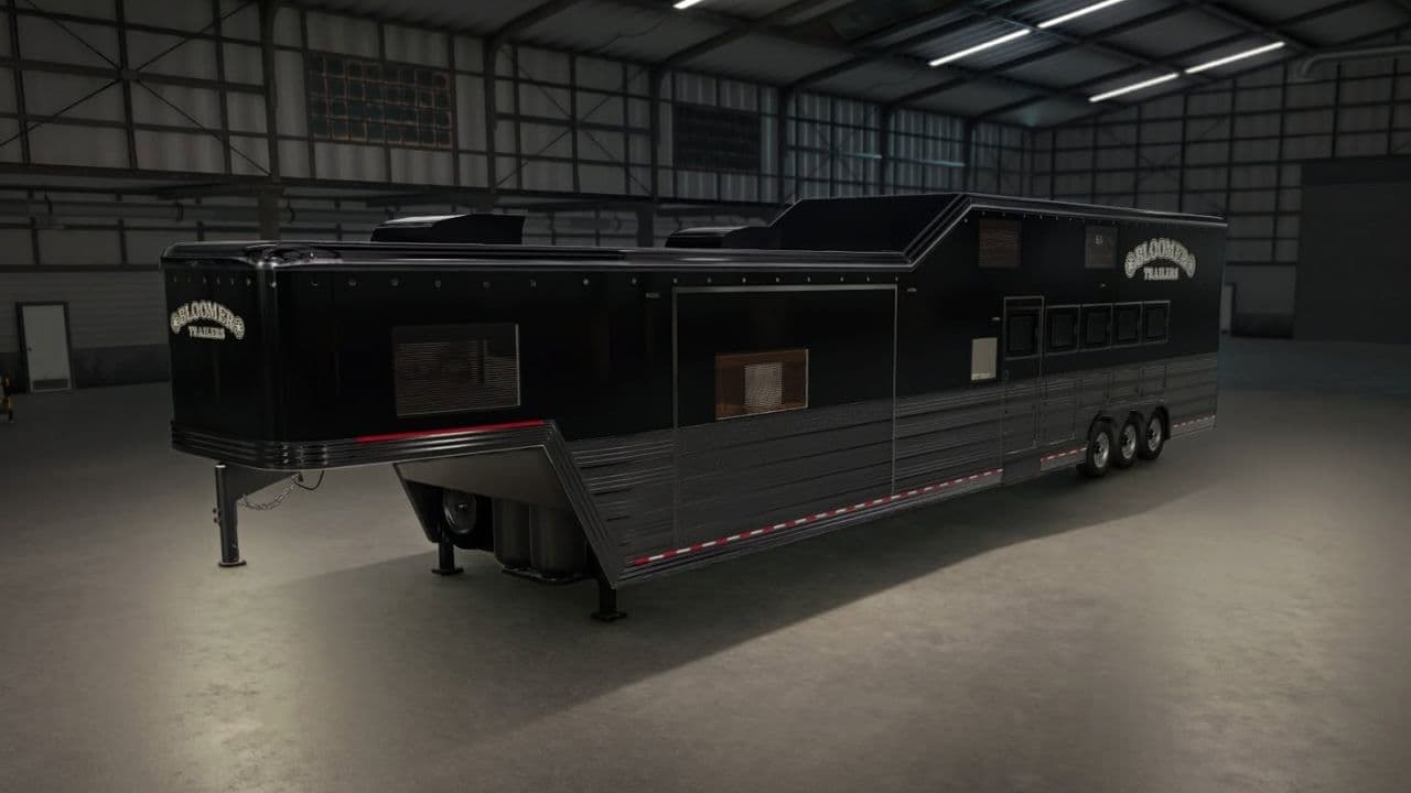 2025 Bloomer 5-horse gooseneck trailer