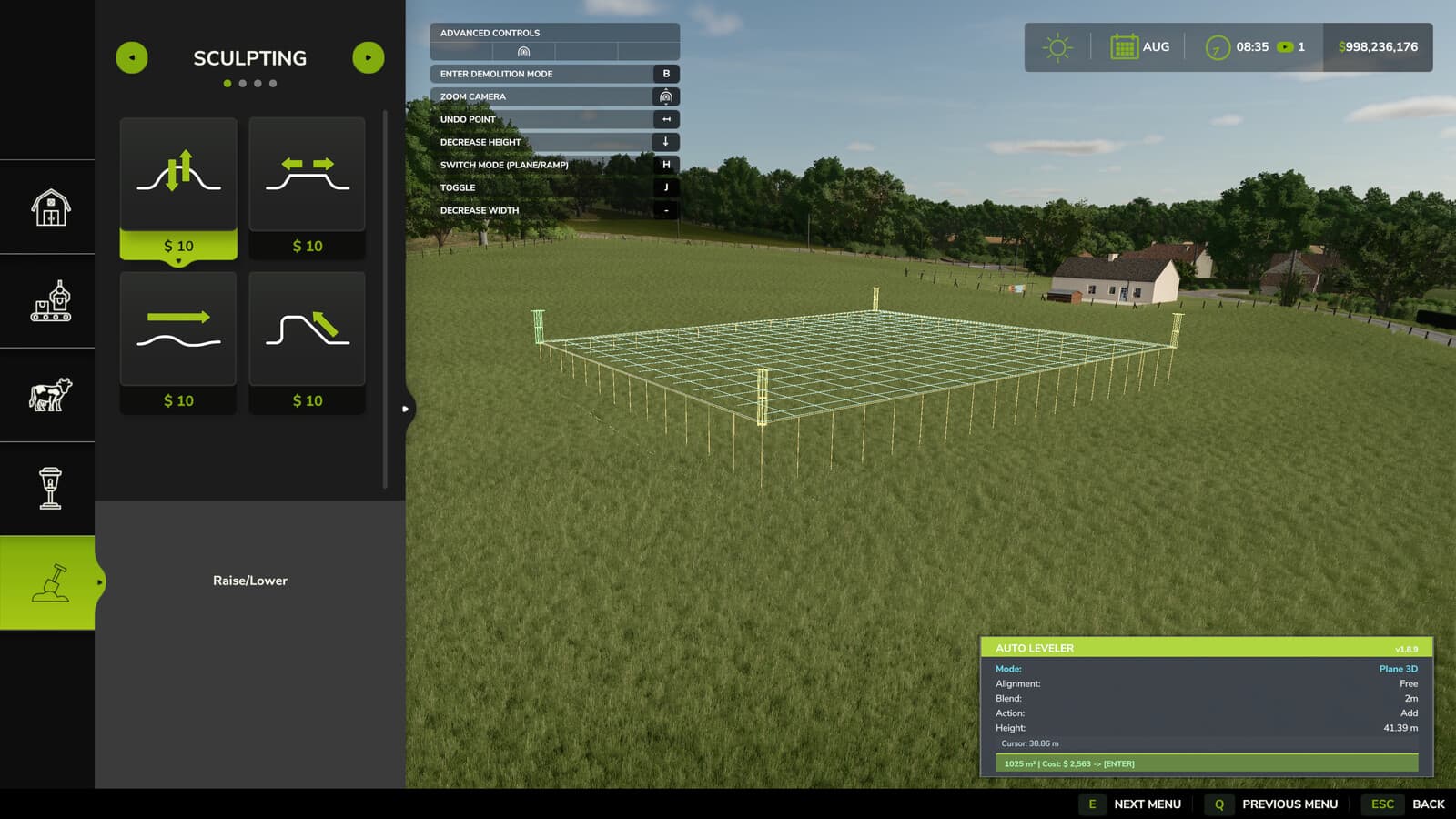 Auto Leveler - Landscaping Terraformer & Slopes