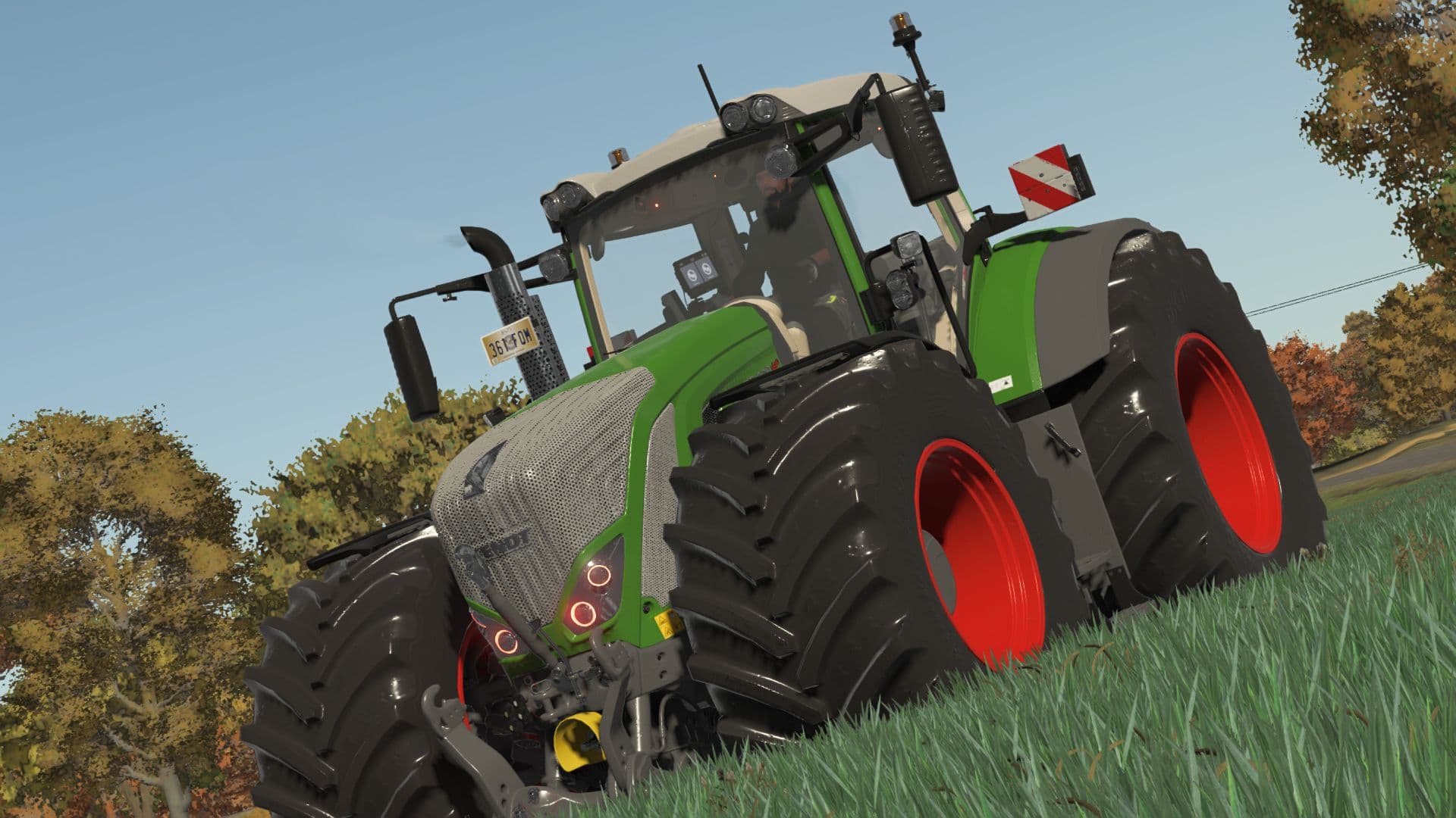 Daytime running lights for the Fendt S4 (Prefab)