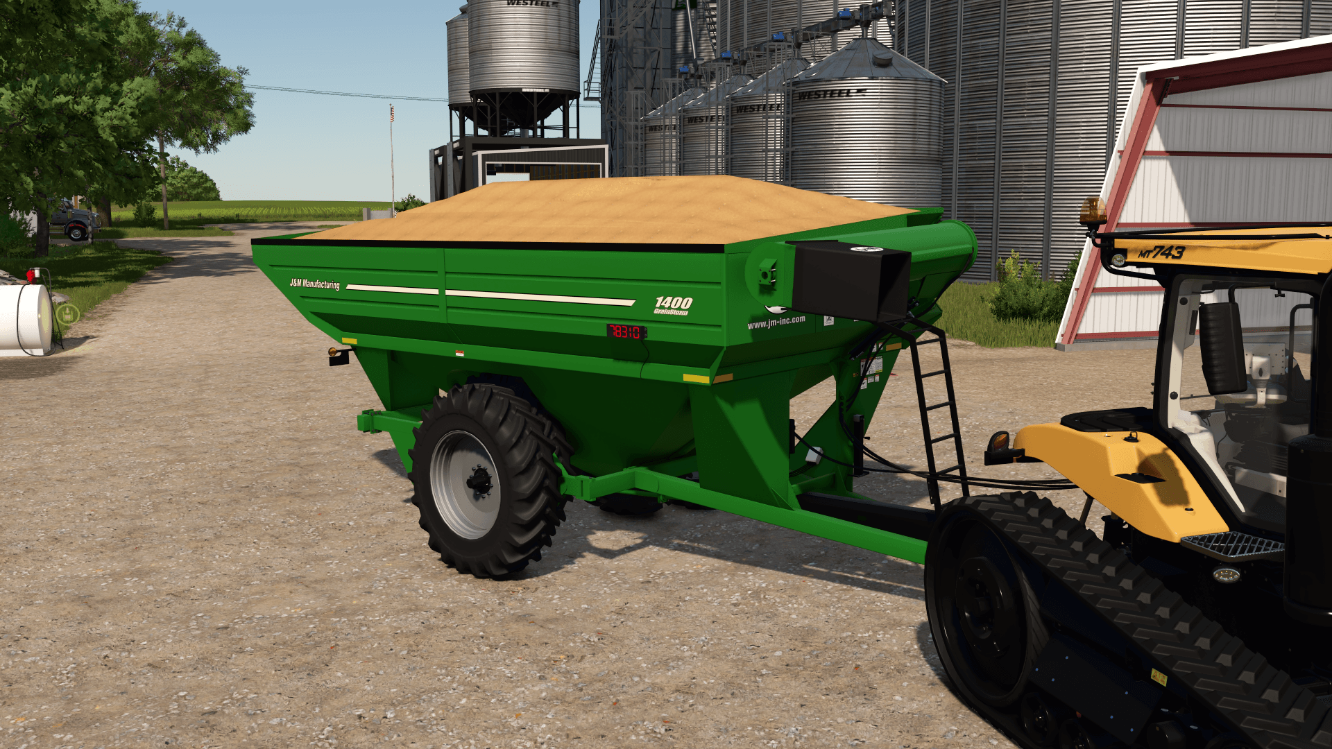 Grain Cart Weight Display Script