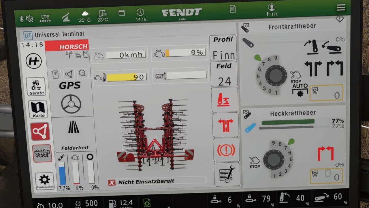 Horsch Grubber isoBUS Screen (Prefab)
