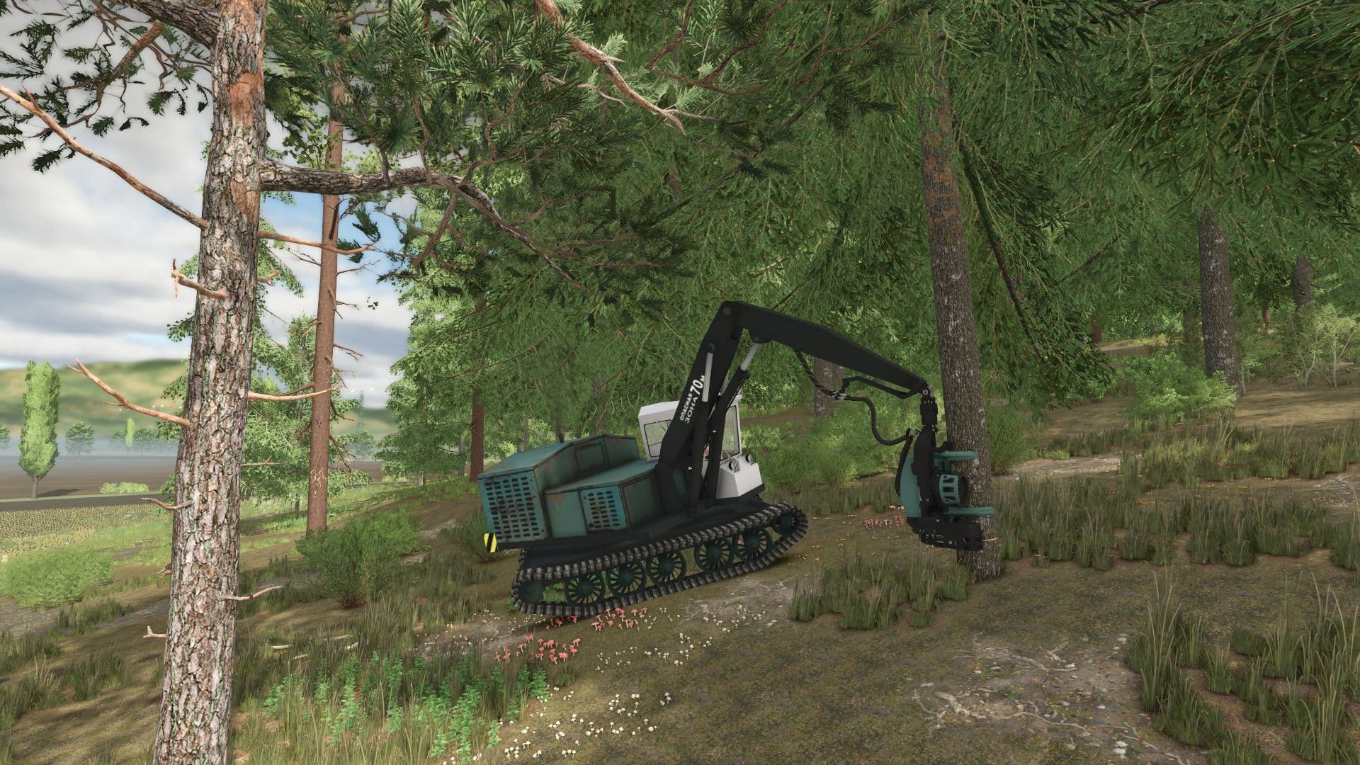 Smart Auto Cut Wood Harvester