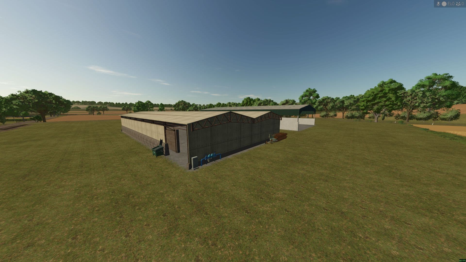 Traditional flat storage granary