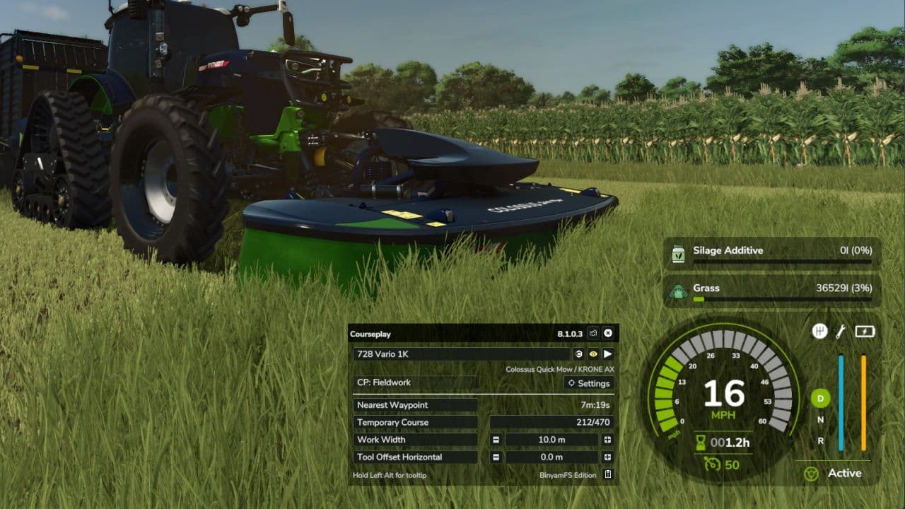 BinyamFS Edition HUD For Courseplay