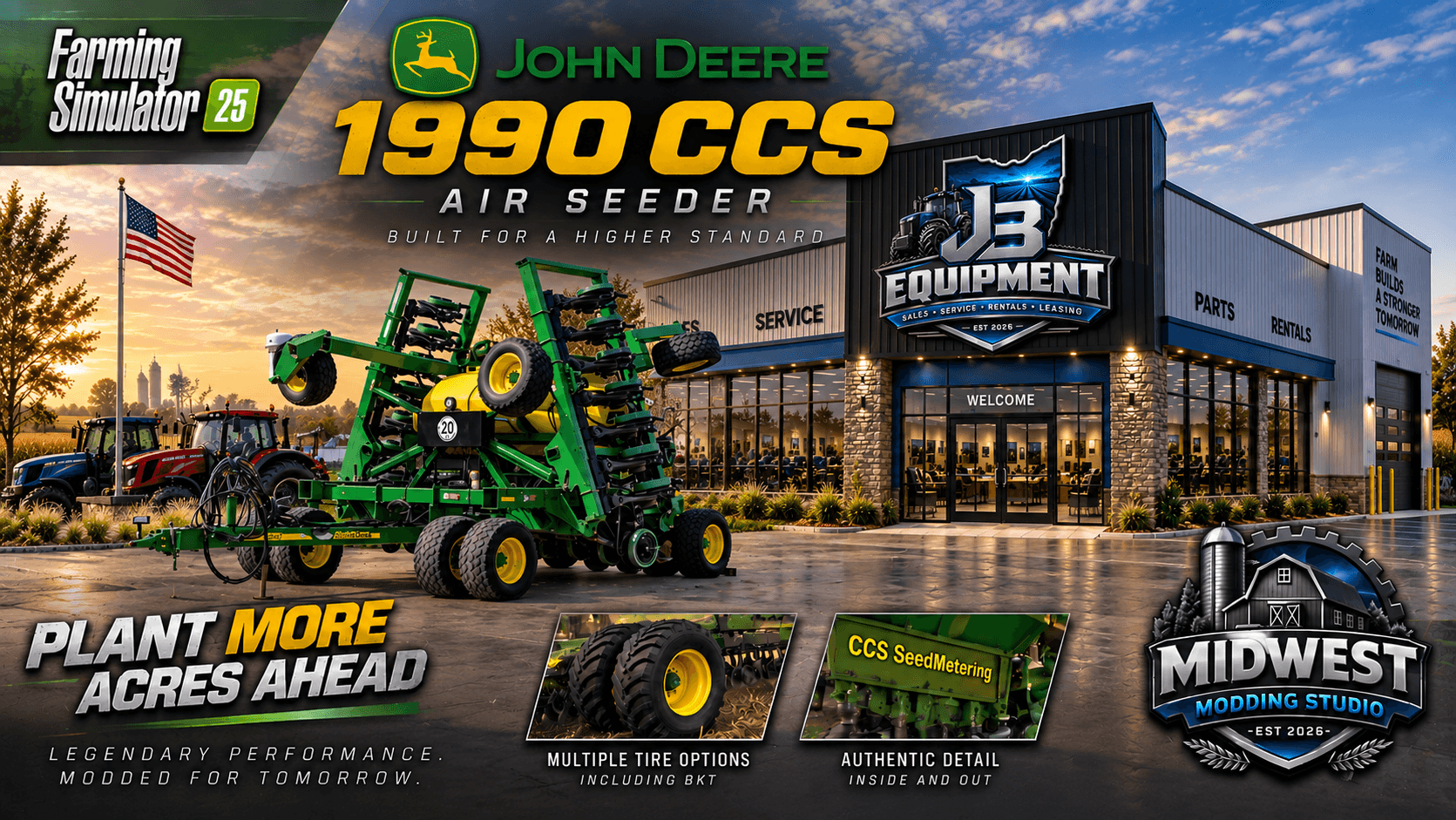 John Deere 1990 CCS Air Seeder