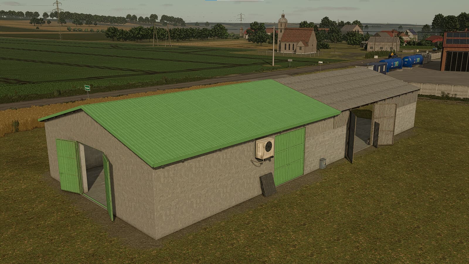 Vegetable Cold Store With A Grain Warehouse