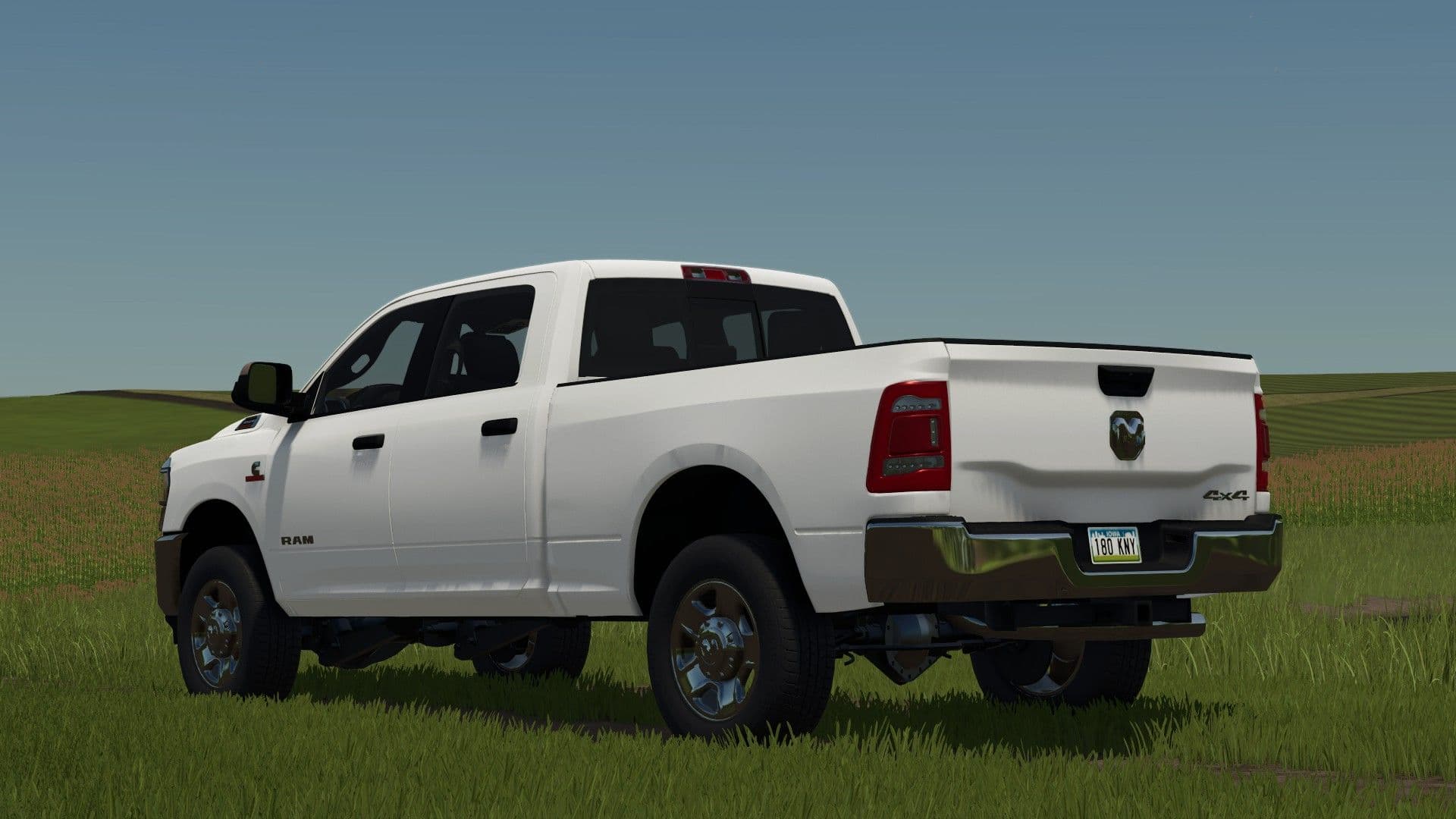 Strobe Simulation 2020 Ram 3500 Crew Cab Short Bed v1.0 - Farming simulator 25 mod