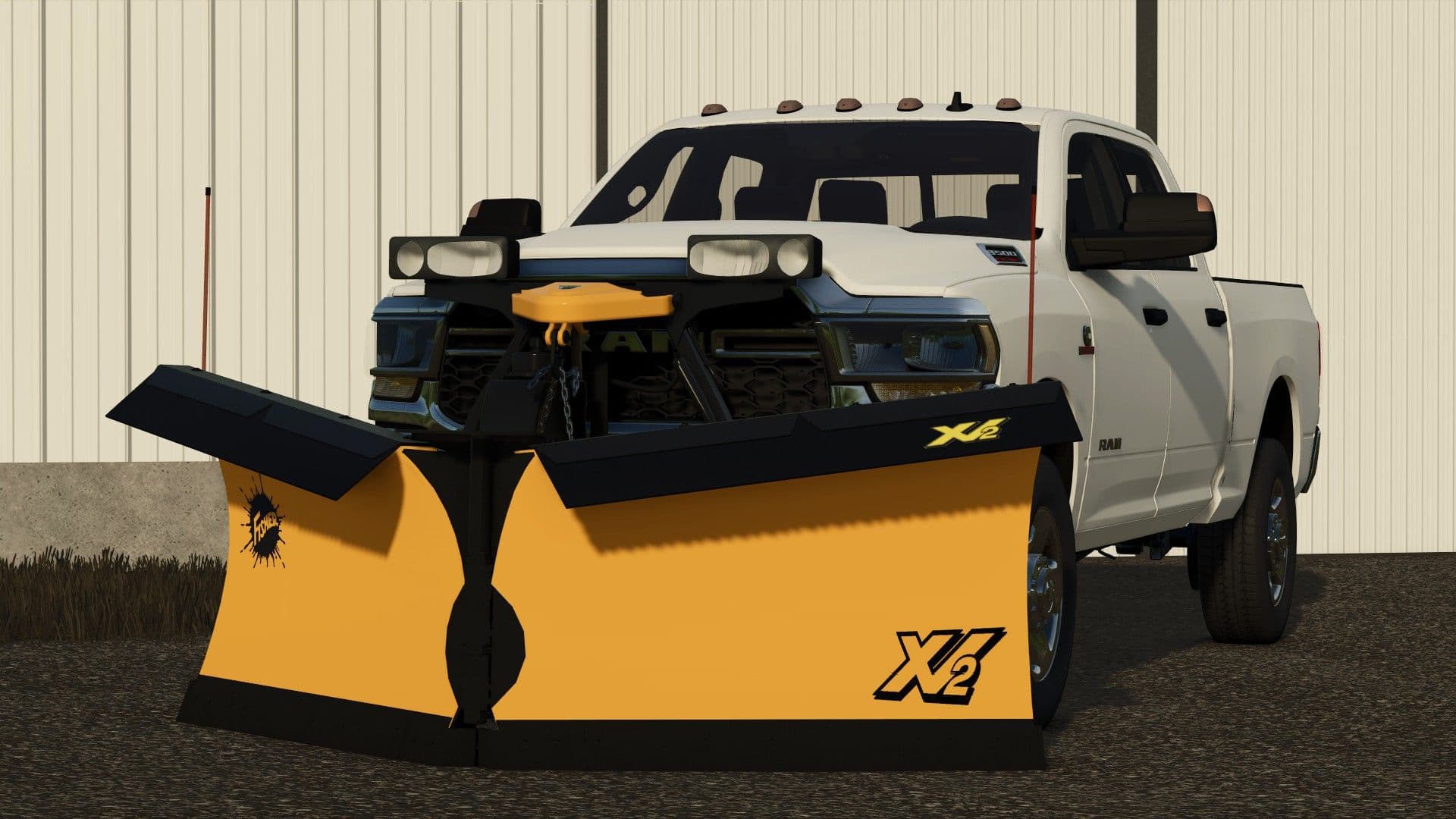 Strobe Simulation 2020 Ram 3500 Crew Cab Short Bed v1.0 - Farming simulator 25 mod