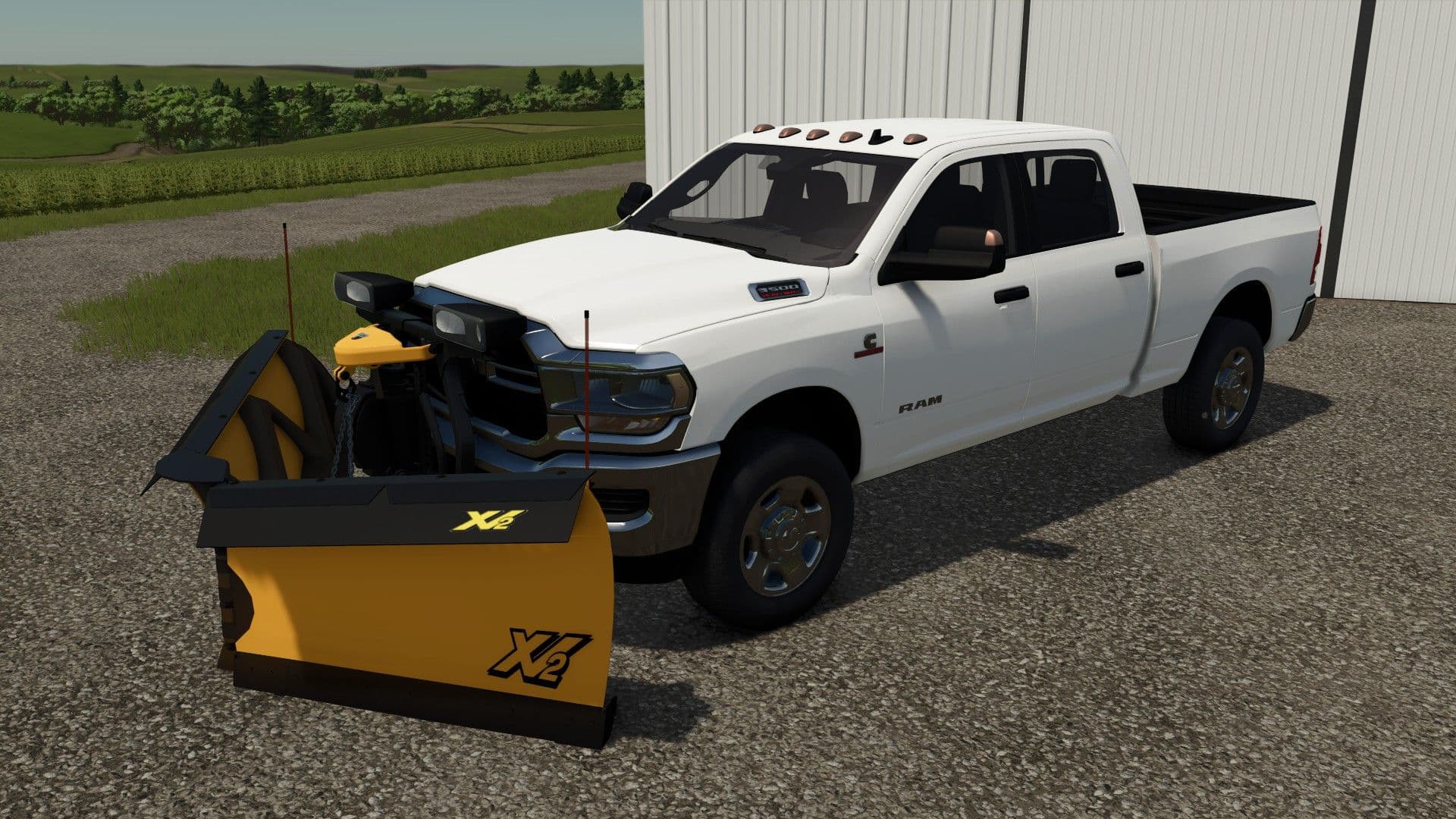 Strobe Simulation 2020 Ram 3500 Crew Cab Short Bed v1.0 - Farming simulator 25 mod