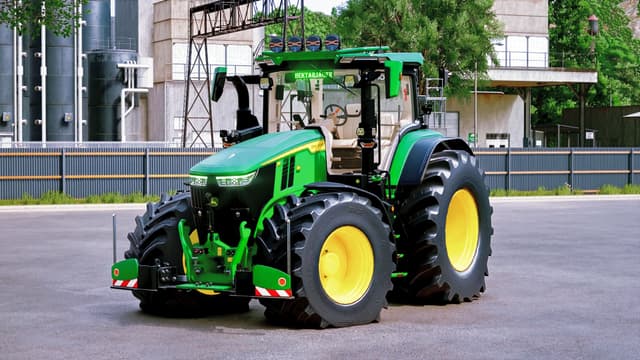 Dav Window Sticker John Deere 7R Edit v1.0 - Farming simulator 25 mod